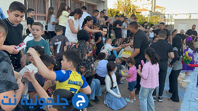 موكب كأس العالم المتجول في جلجولية برعاية جمعية غيث